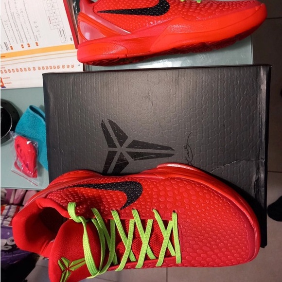 Nike kobe 6 red men's sneakers - Picture 1 of 5